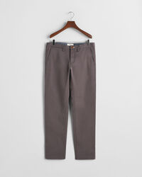 Slim fit chinobukser af twill