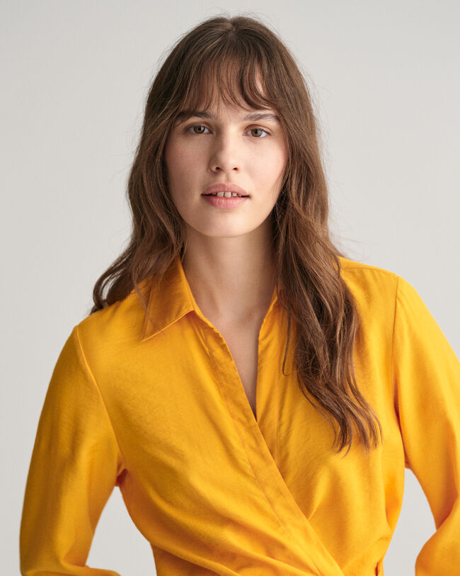 Sl&aring;-om skjortekjole