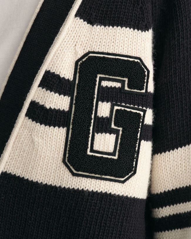 GANT Varsity cardigan med V-hals