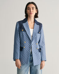 Slim fit Monogram Jacquard blazer