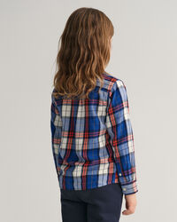Kids Regular fit ternet flannelskjorte
