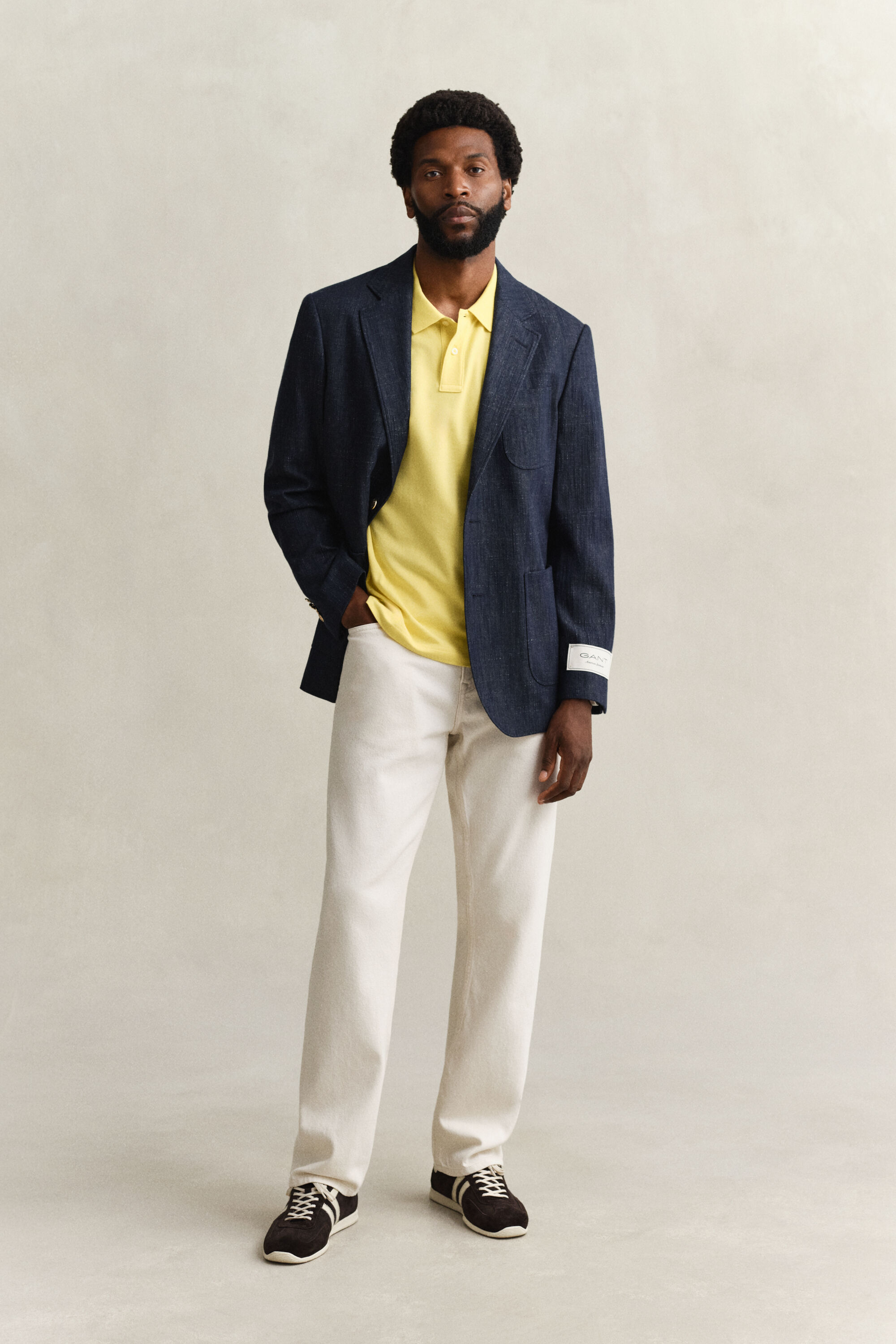 Poloskjorte med regulær pasform