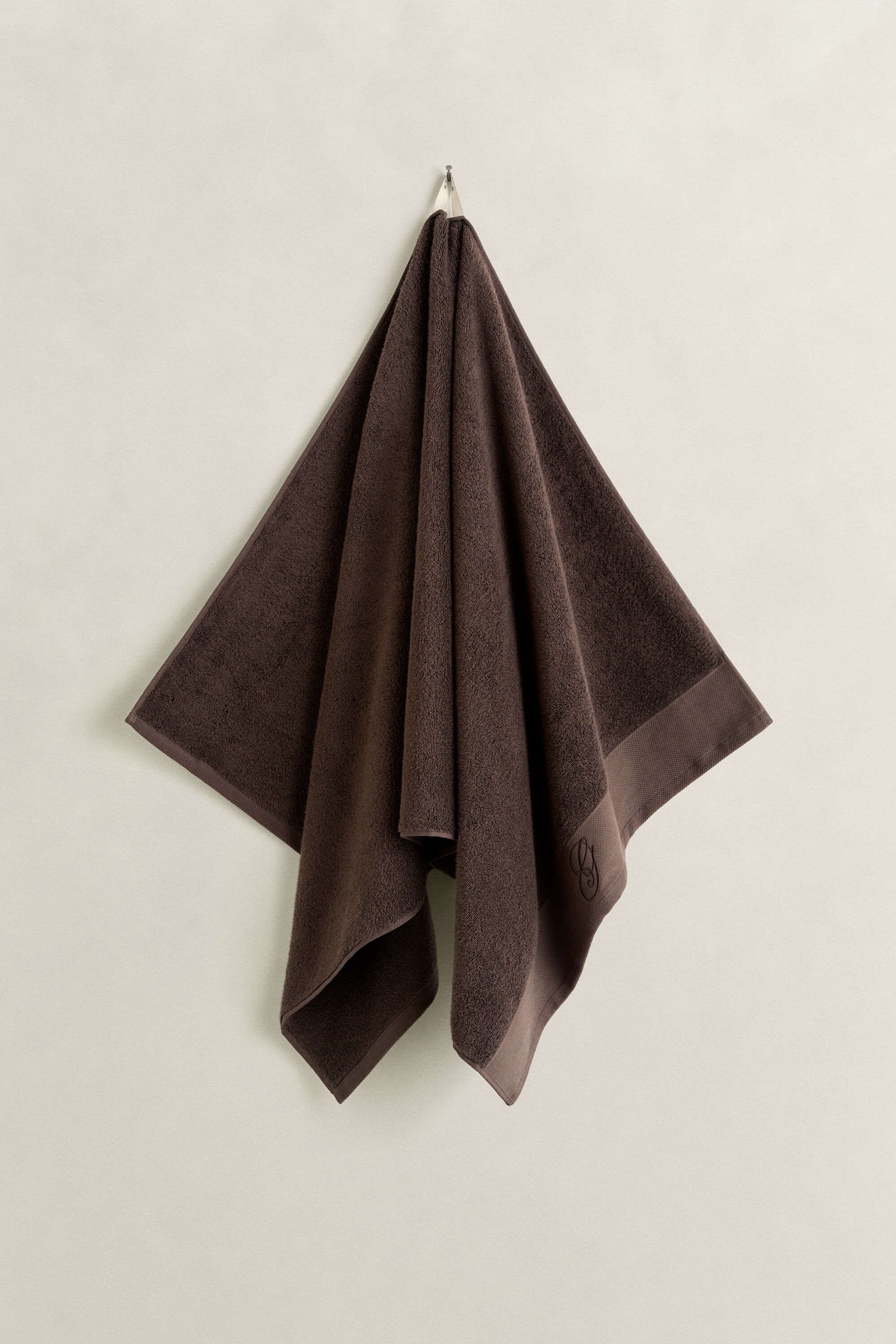 Broderet håndklæde 70X140