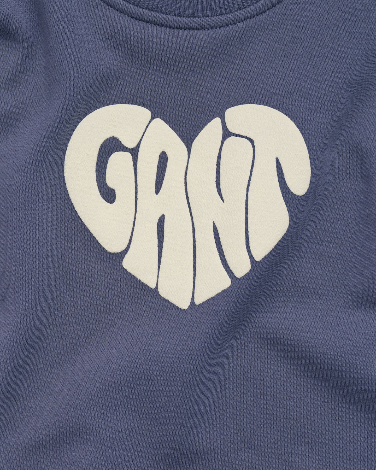 Girls Heart Graphic sweatshirt med crewneck