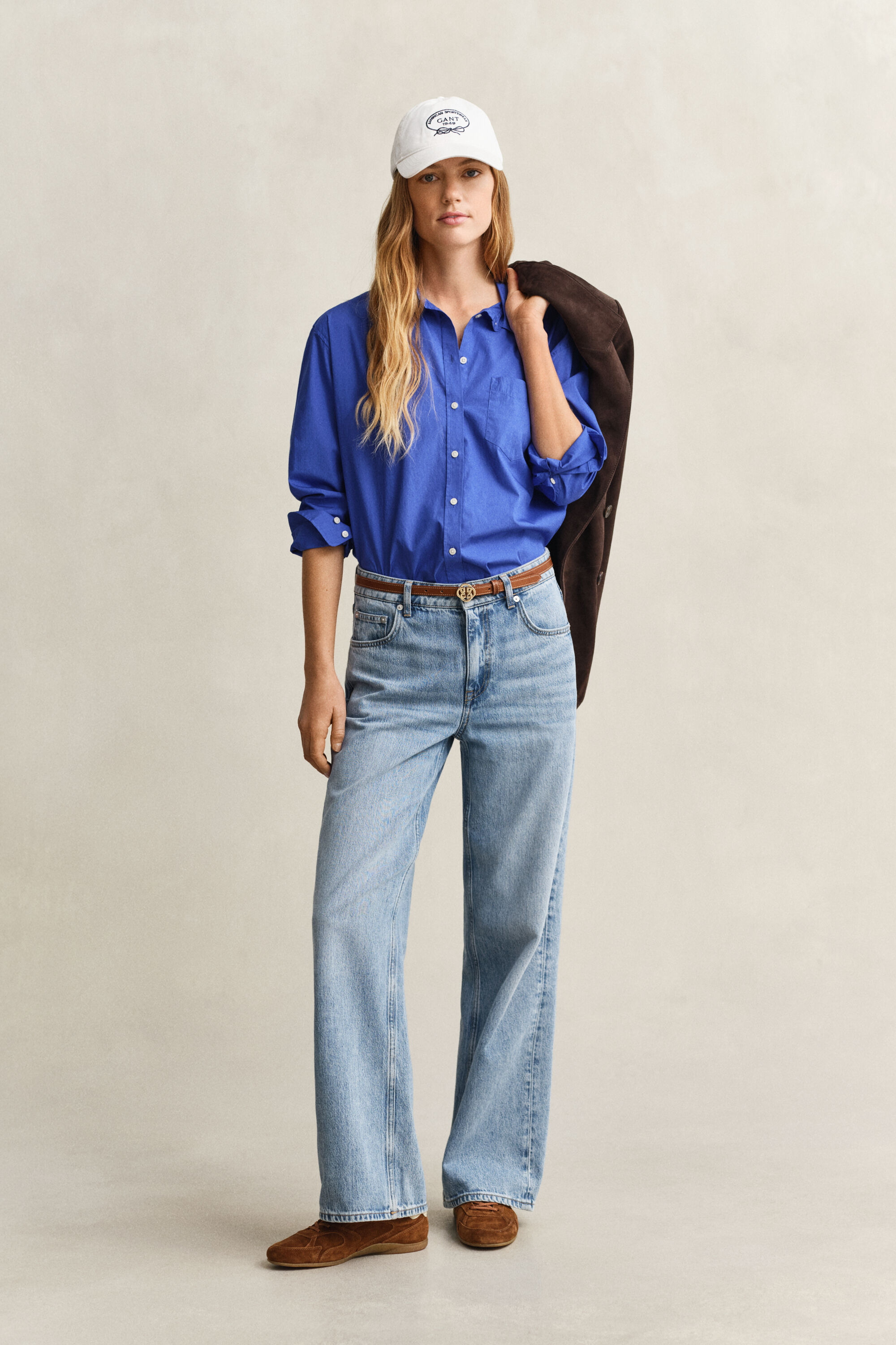 Relaxed Fit klassisk poplin-skjorte