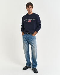 Graphic sweatshirt med crewneck