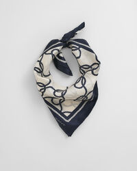 Silketørklæde med rebtryk