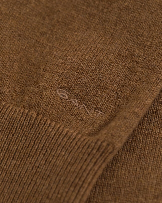 Strikket kjole af ekstra fin lammeuld