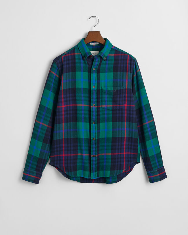 Regular fit ternet twillskjorte