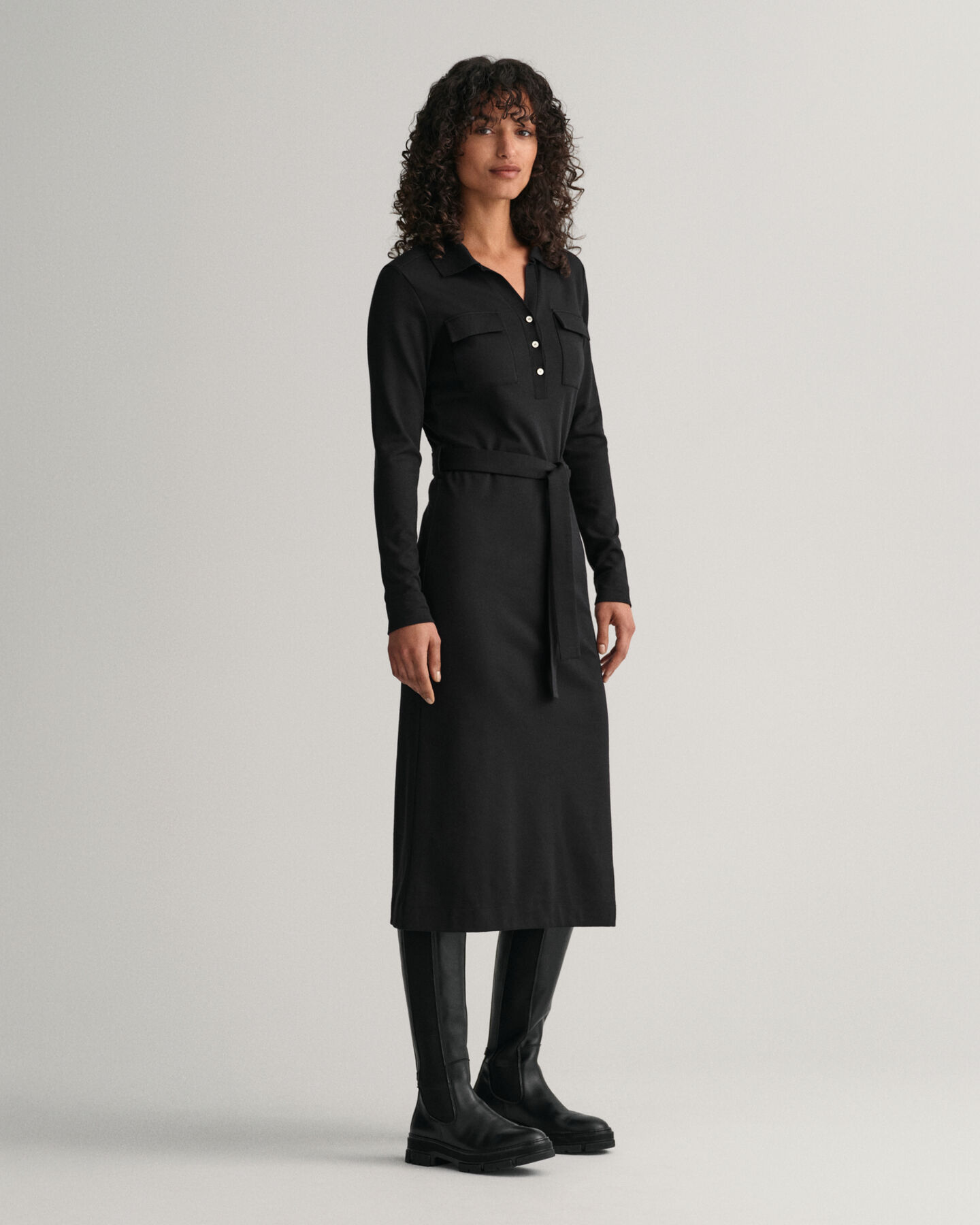 Slim fit jersey polokjole