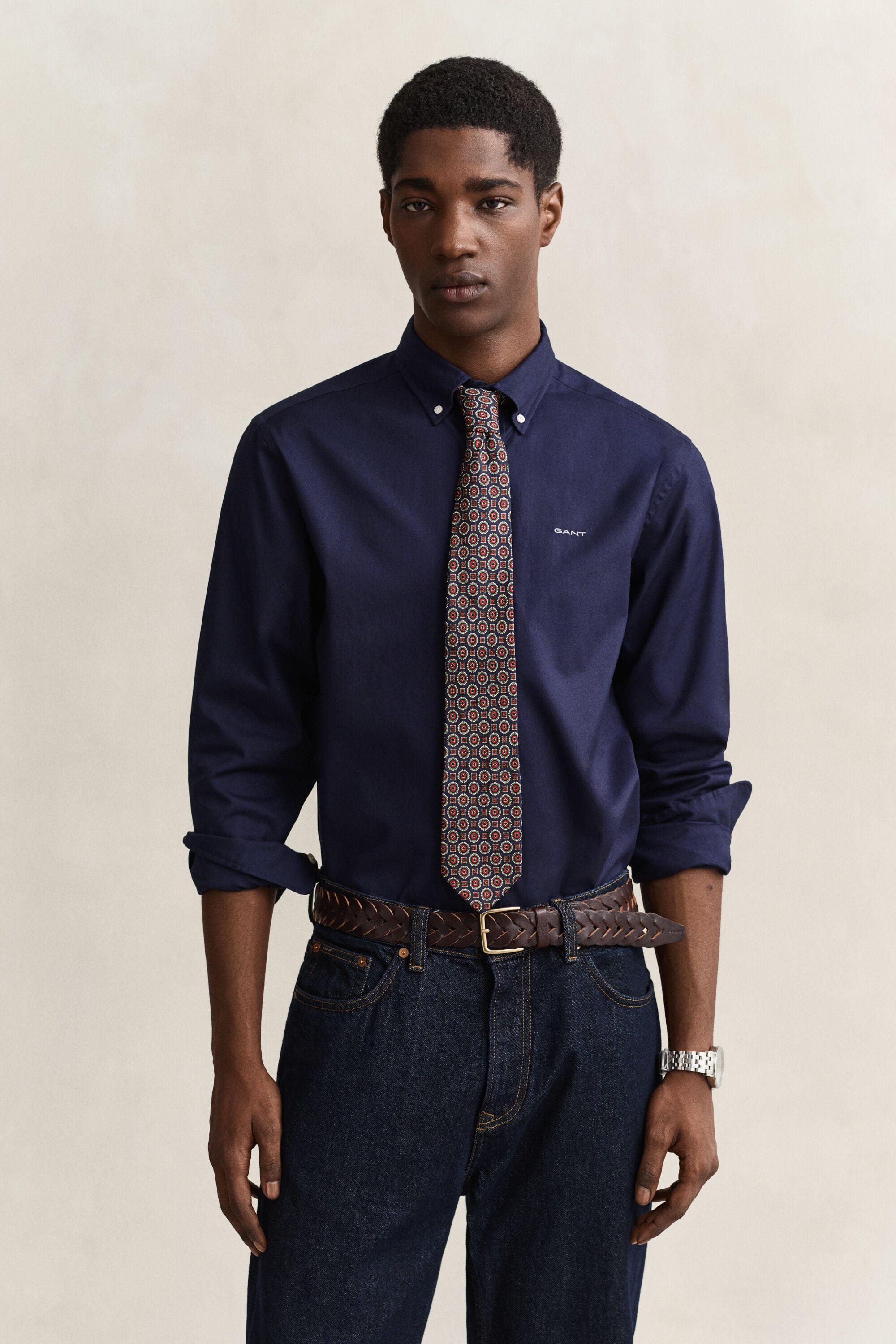 Regular fit pinpoint Oxford-skjorte