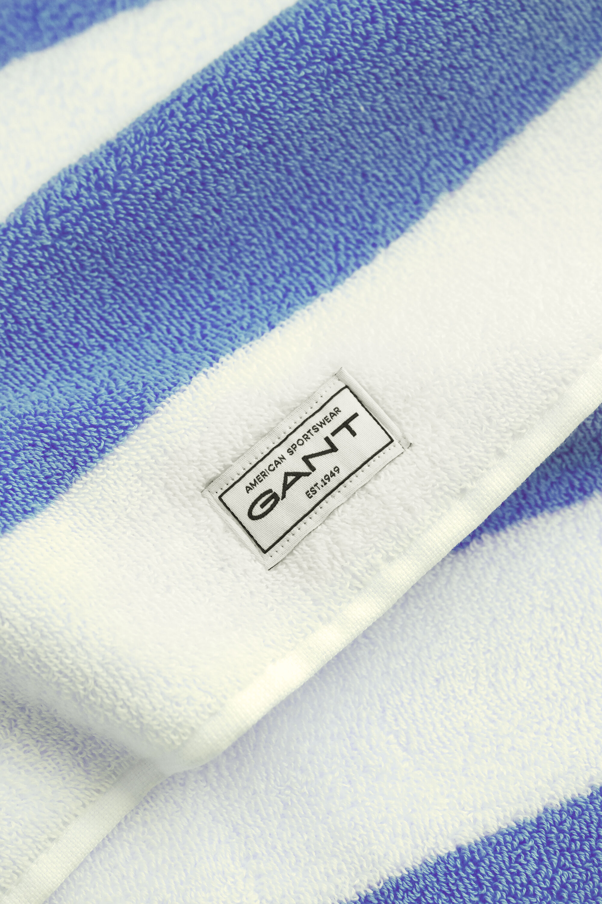 Stribet håndklæde 50x70