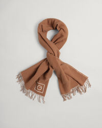 Dobbeltsidet uldhalstørklæde