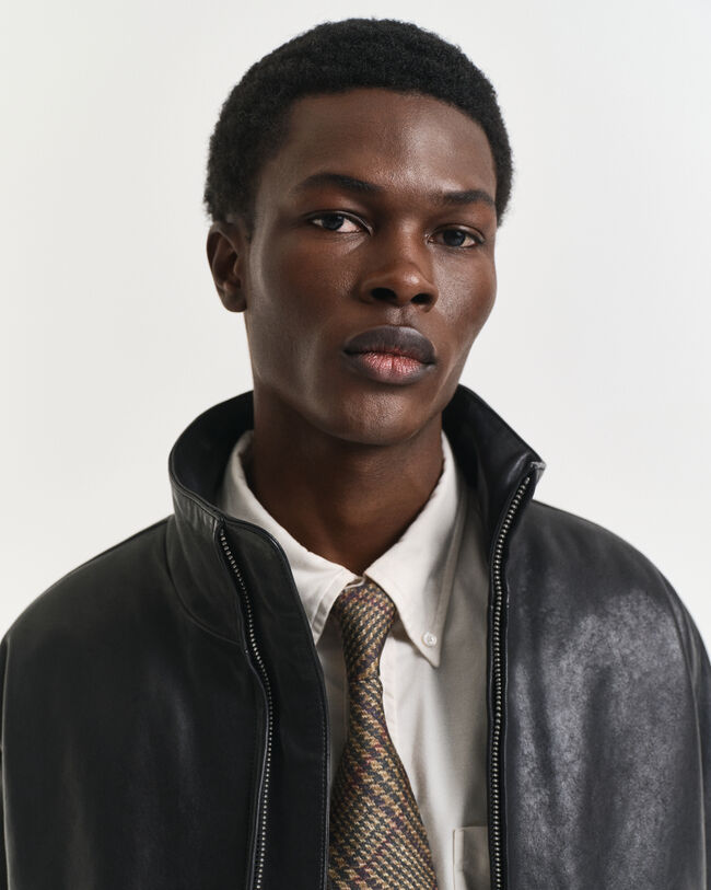 Harrington læderjakke