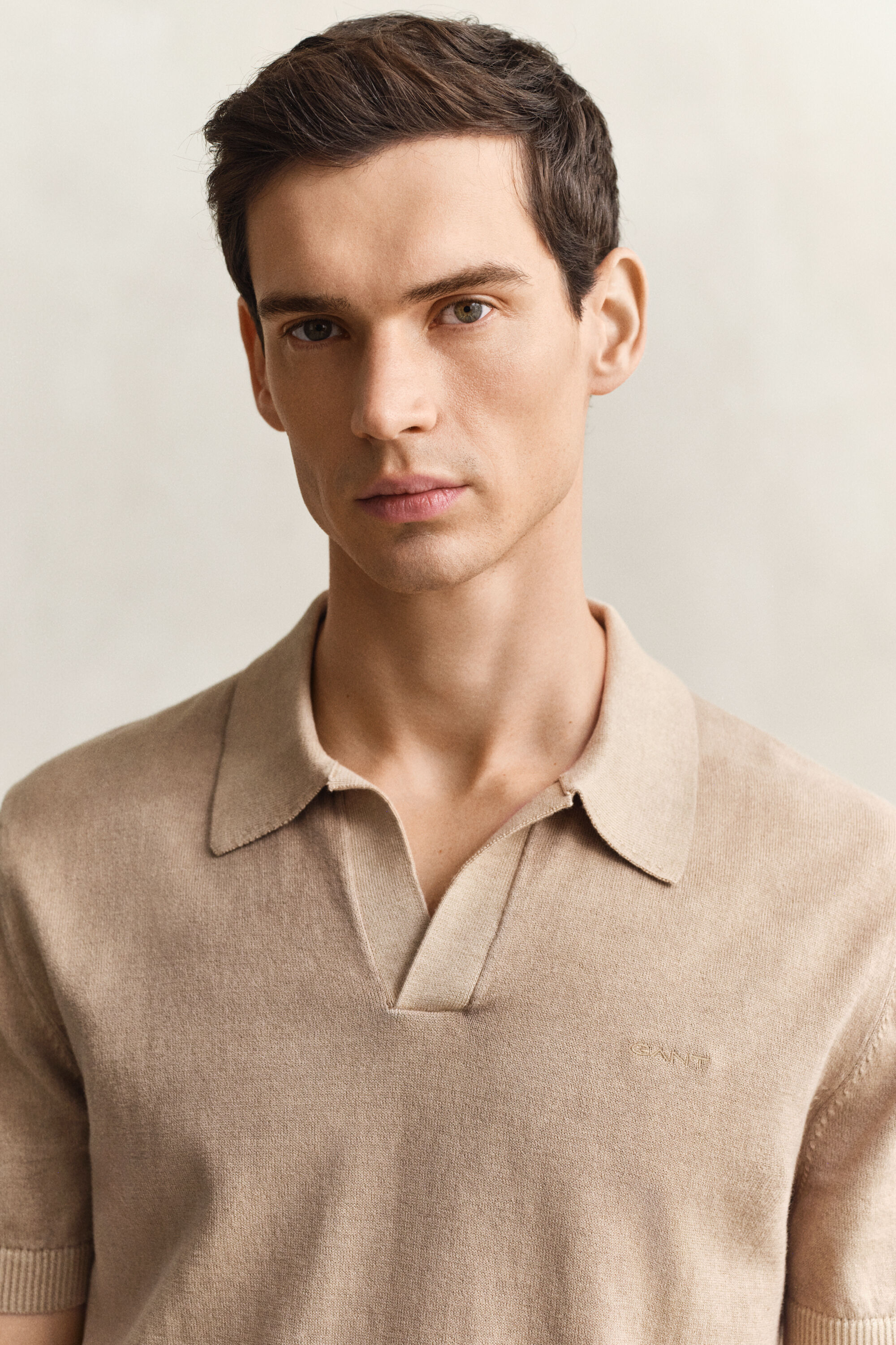 Sunfaded polosweater