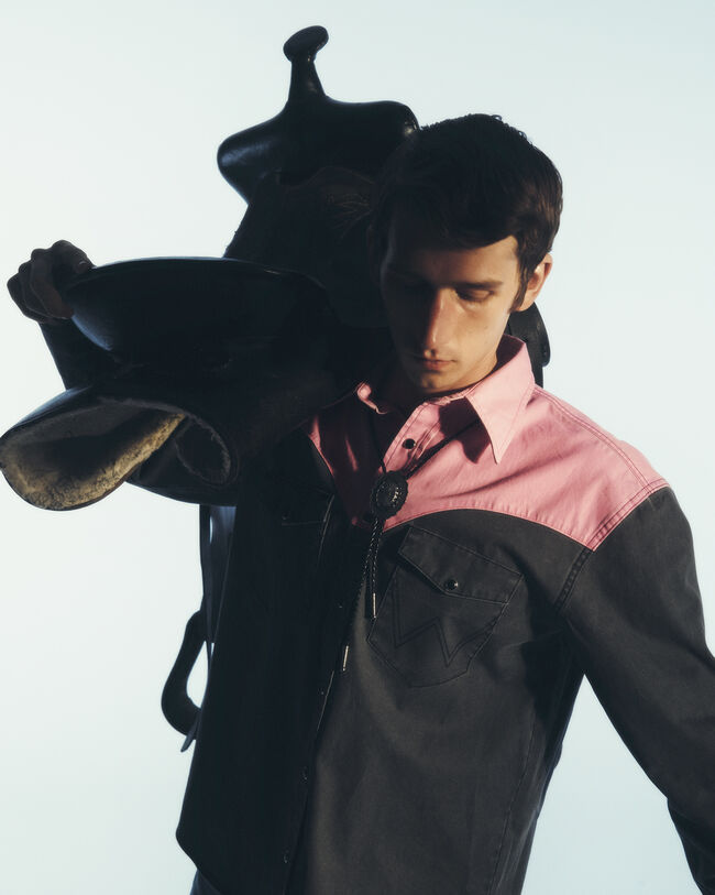 Wrangler x GANT Relaxed fit Neon Western skjorte