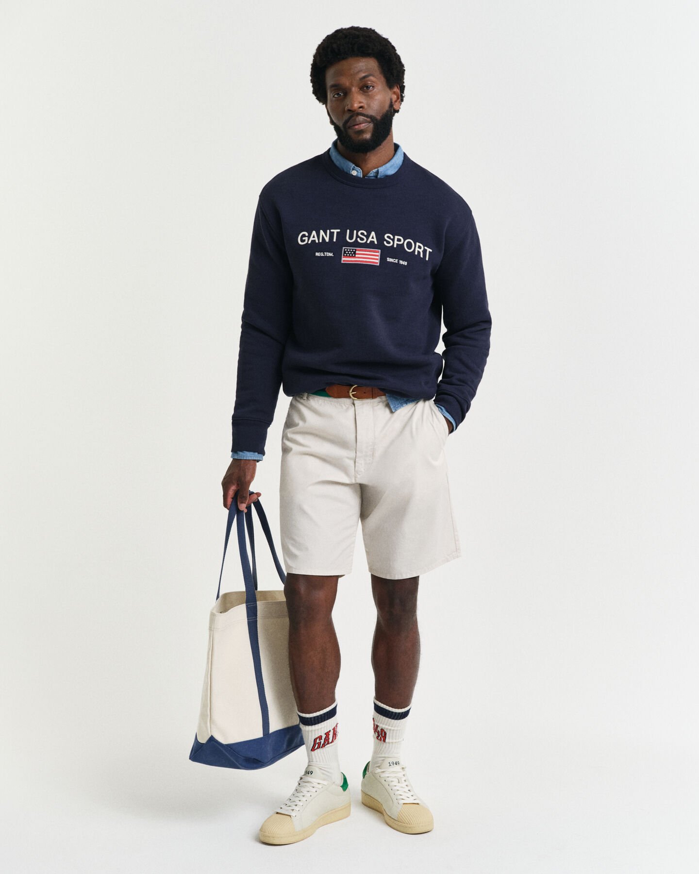 Relaxed fit chinoshorts