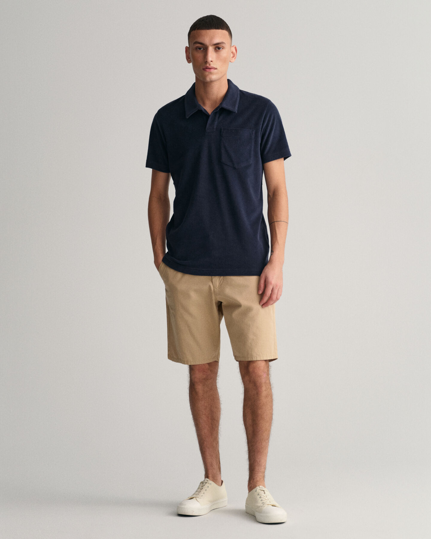 Piqué poloskjorte af Terry Cloth