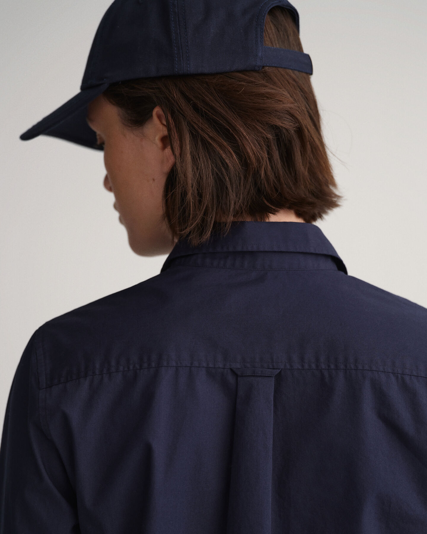 Regular fit t&aelig;tv&aelig;vet skjorte