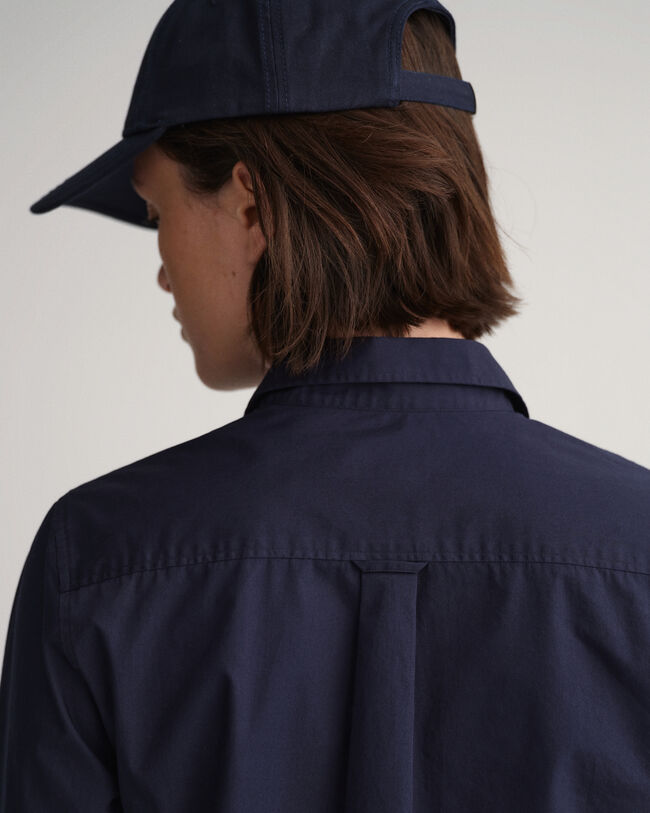 Regular fit t&aelig;tv&aelig;vet skjorte