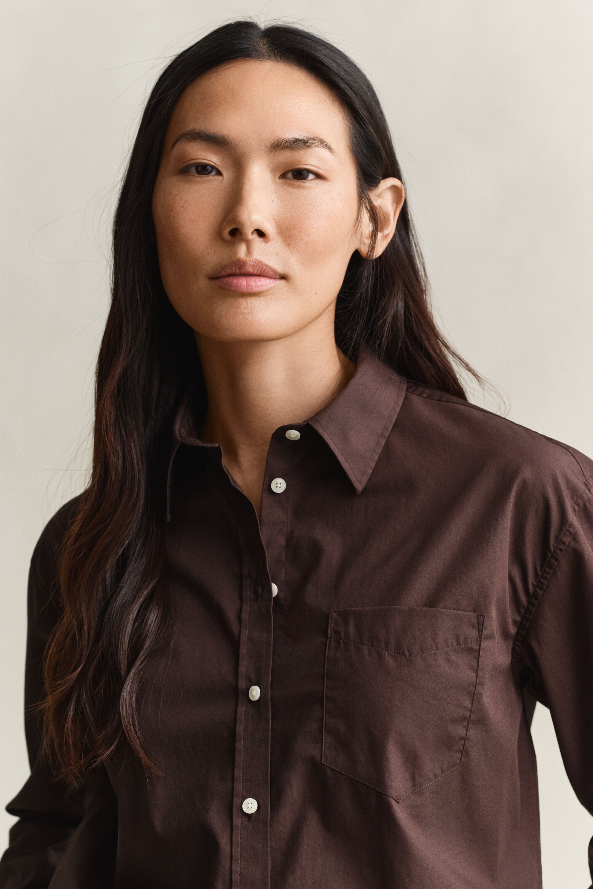 Relaxed Fit klassisk poplin-skjorte