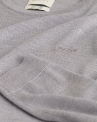 Crewneck sweater af ekstra fin merinould