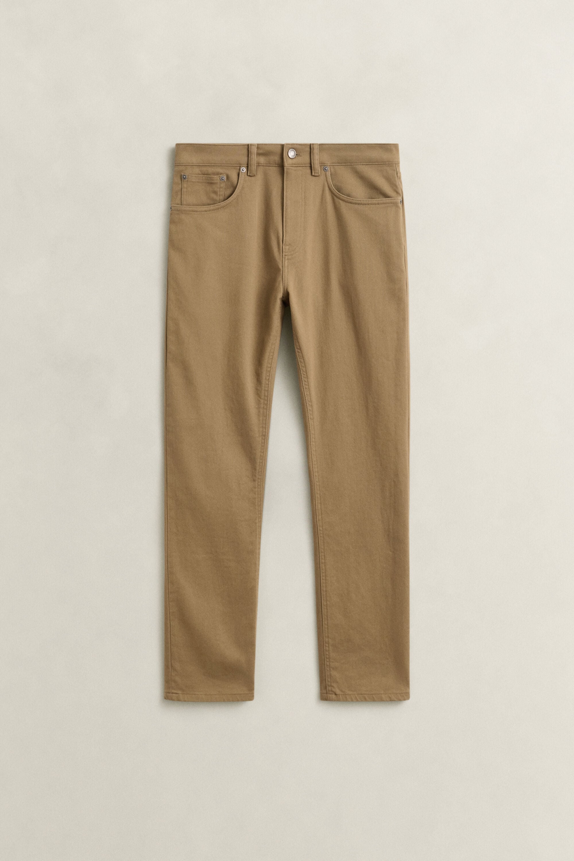 Regular fit jeans i twill