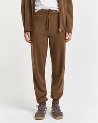 Strikkede bukser af ekstra fin lammeuld