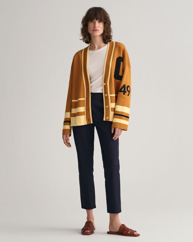 GANT Varsity cardigan med V-hals