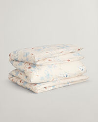 Dobbelt dynebetr&aelig;k med blomstertryk