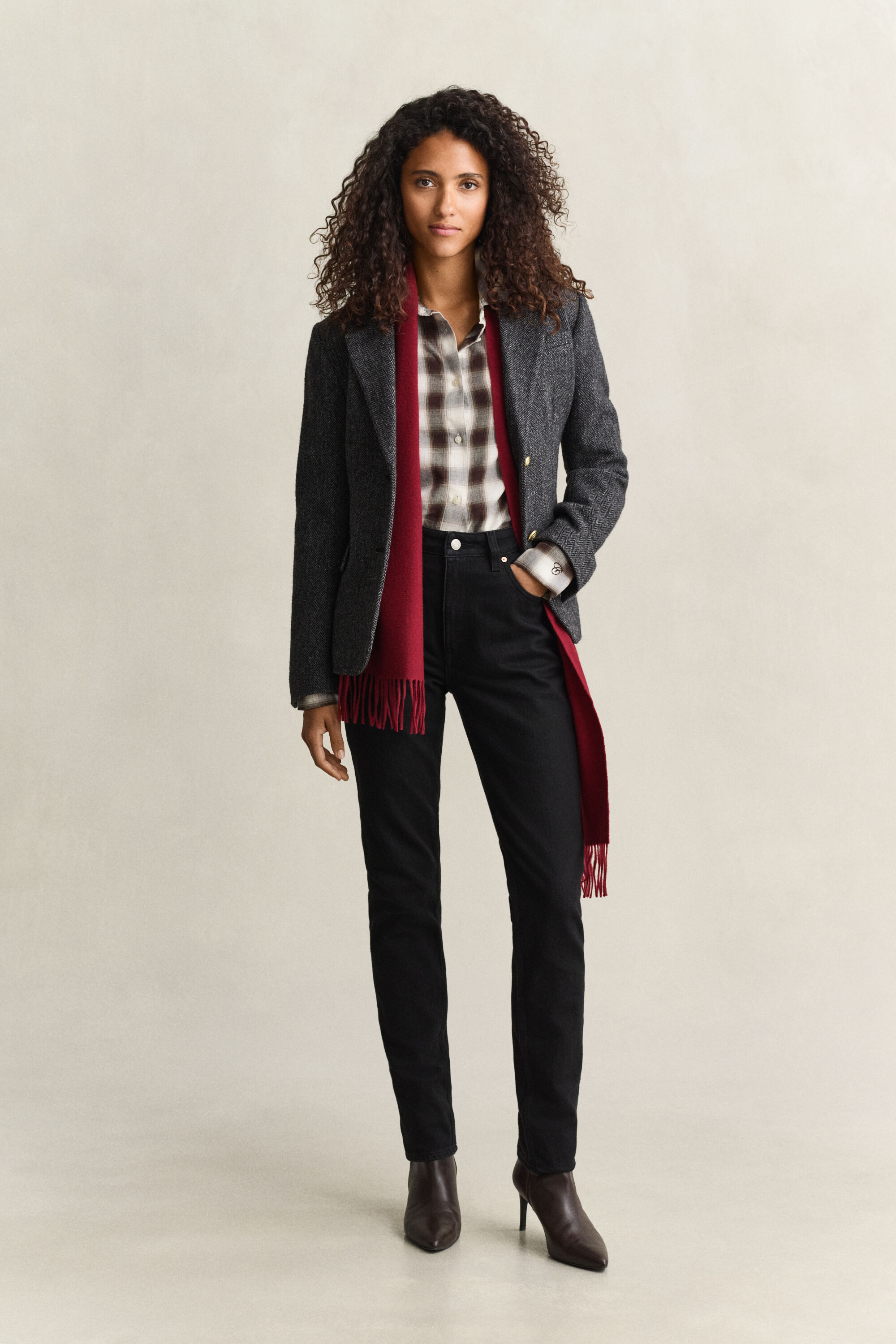 Regular flannelskjorte