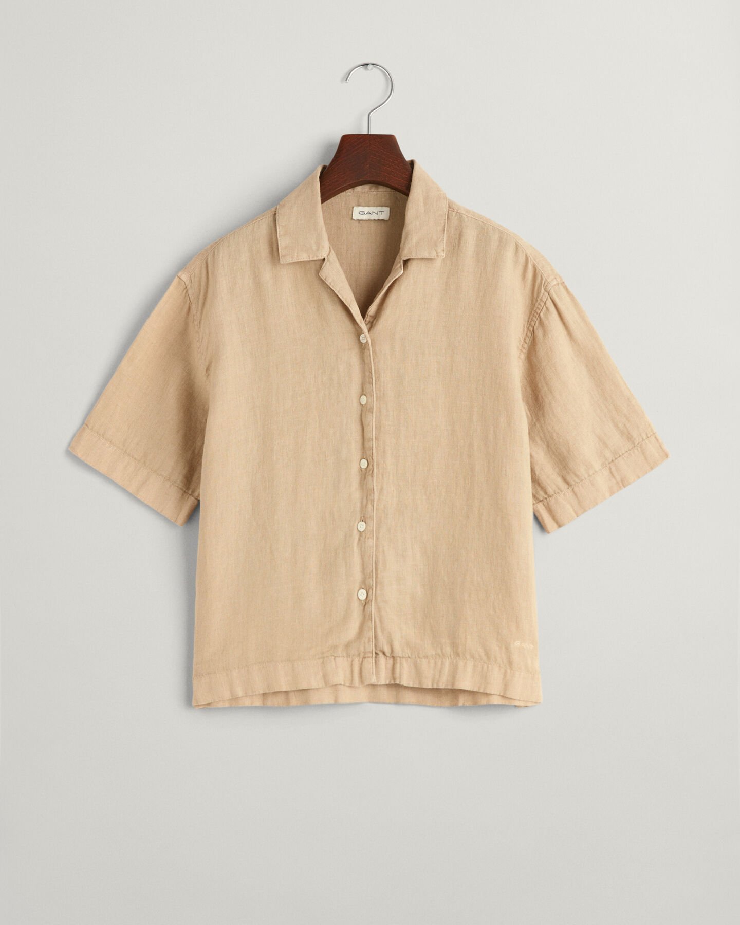 Teen Girls Boxy h&oslash;rskjorte med korte &aelig;rmer