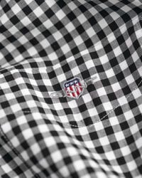 Regular fit klassisk gingham poplin-skjorte