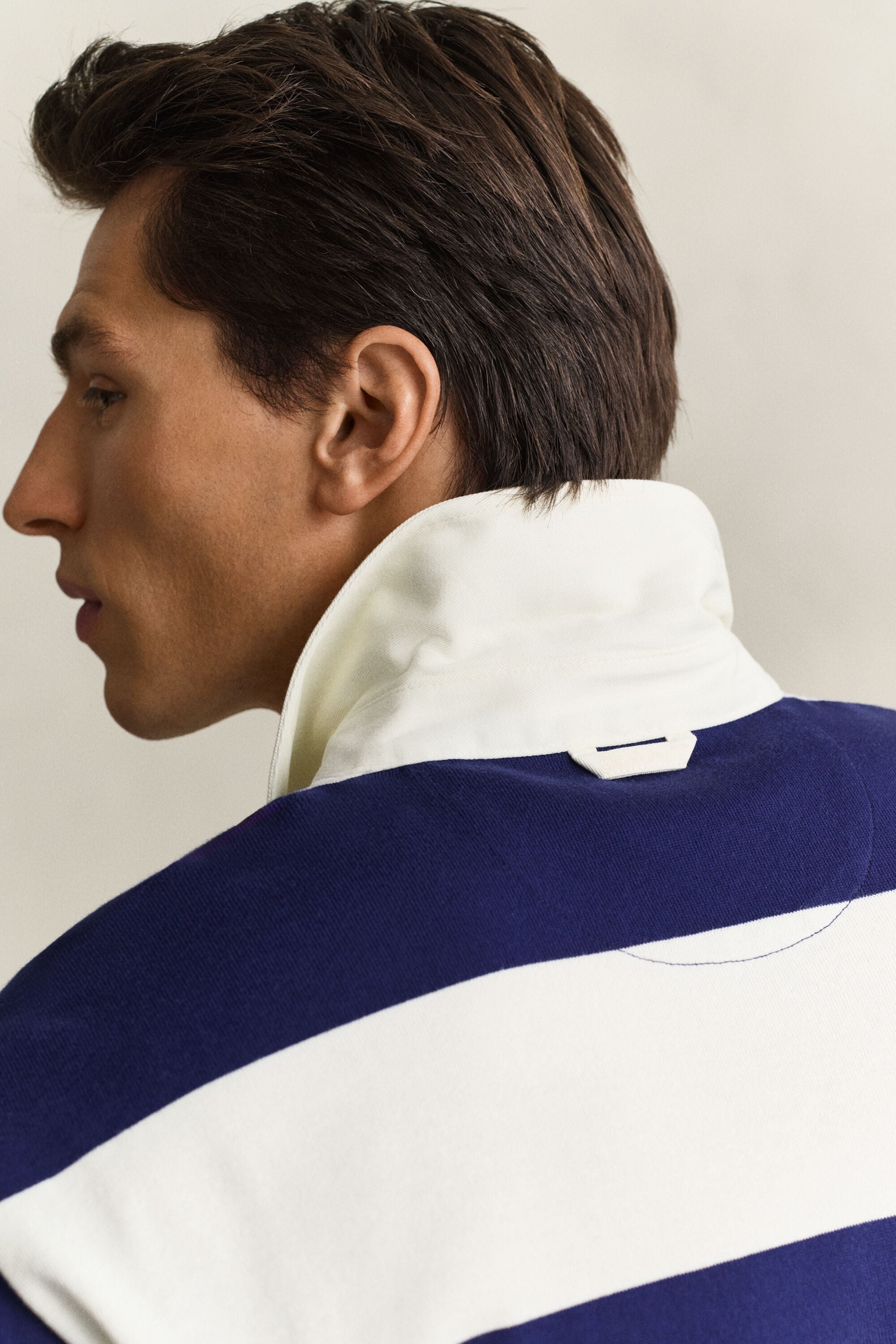 Gant x Yale stribet Heavy Rugger