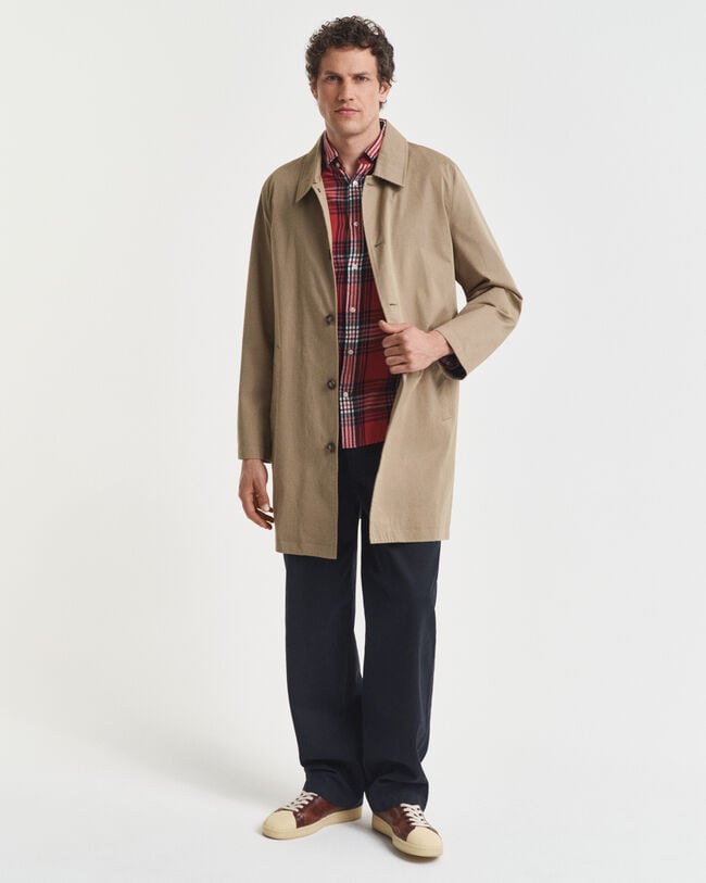 Regular fit Windblown flannelskjorte med tern