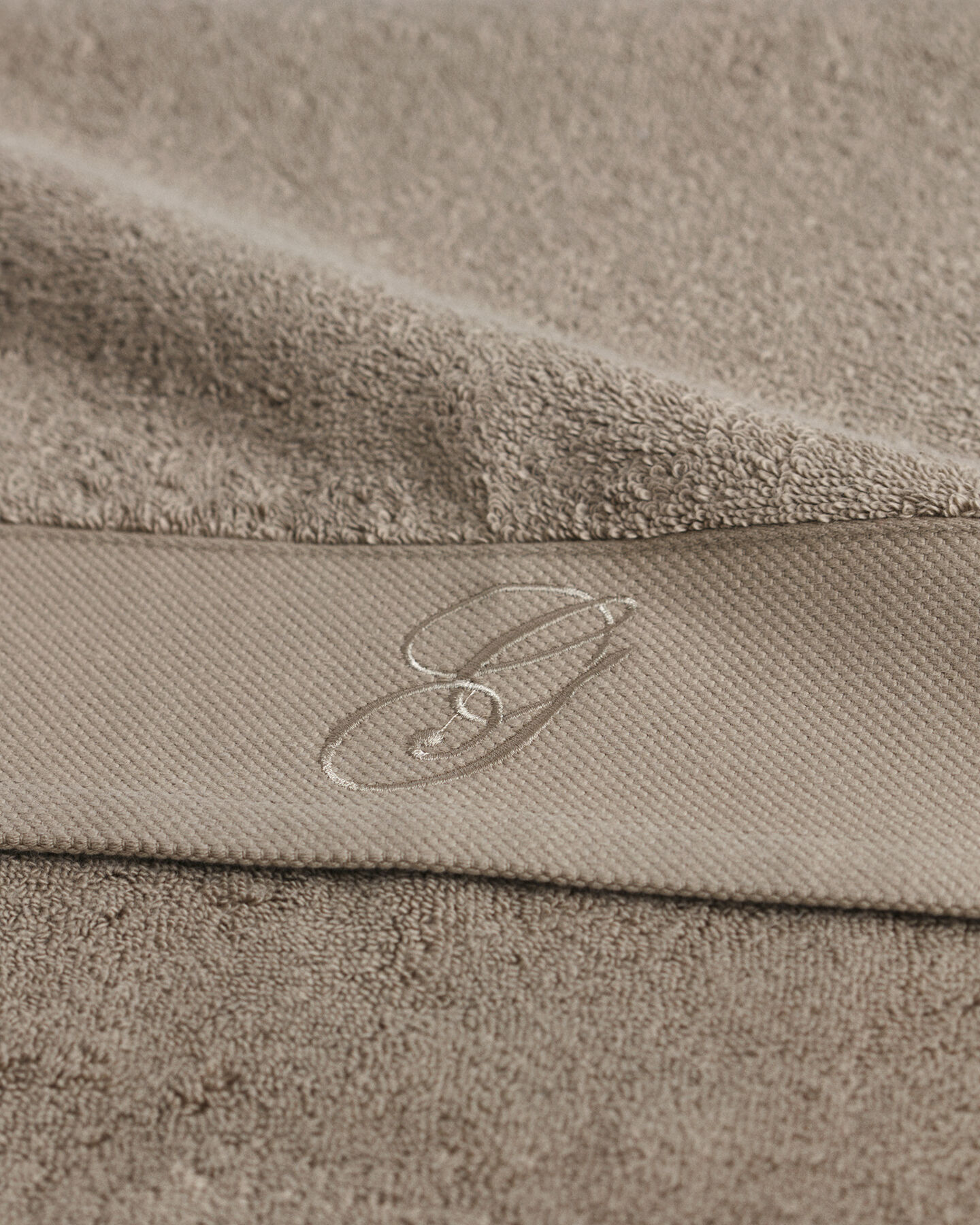 Broderet håndklæde 50X70