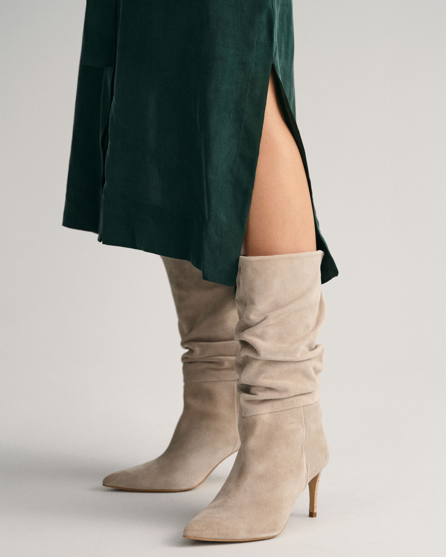 Relaxed fit utility-skjortekjole