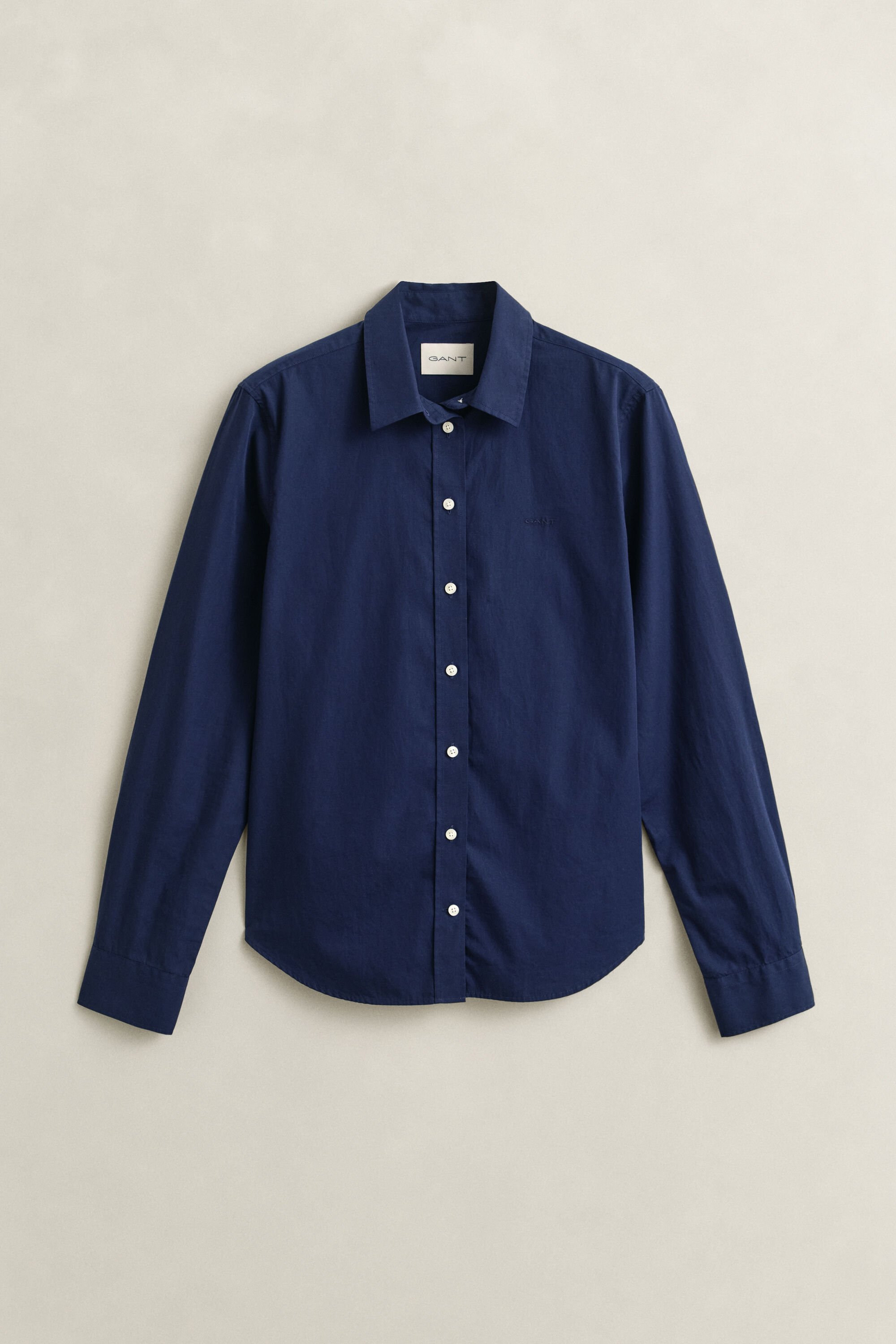 Regular fit klassisk poplin-skjorte