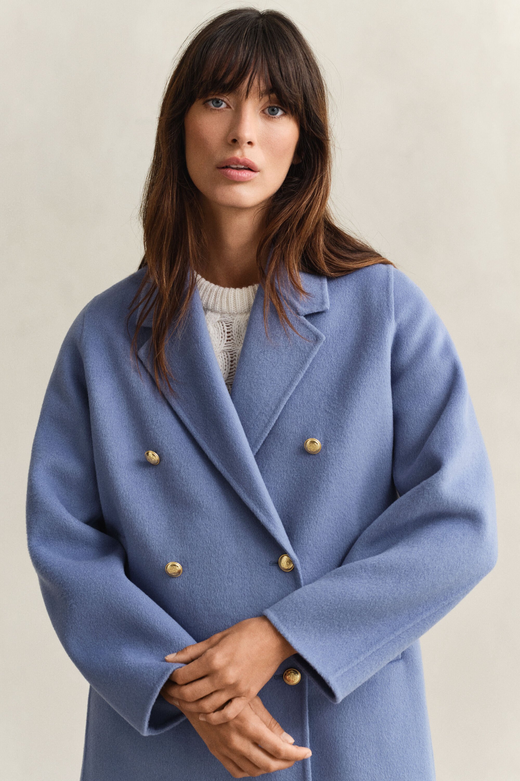 Sømandsjakke med håndsyede detaljer