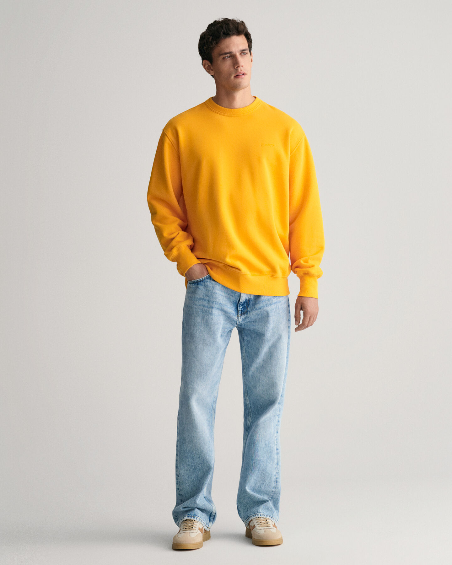 GANT Logo sweatshirt med crewneck