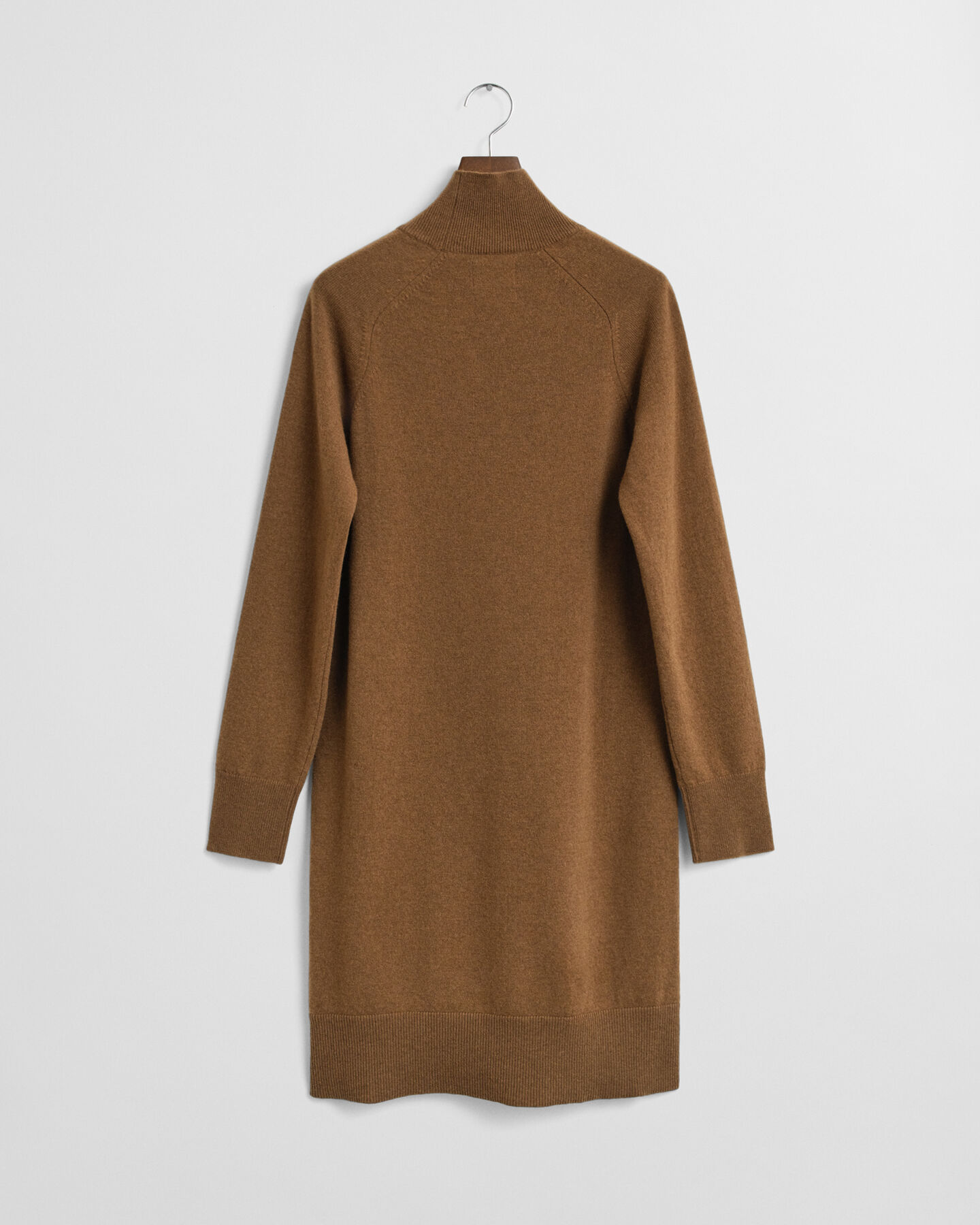 Strikket kjole af ekstra fin lammeuld