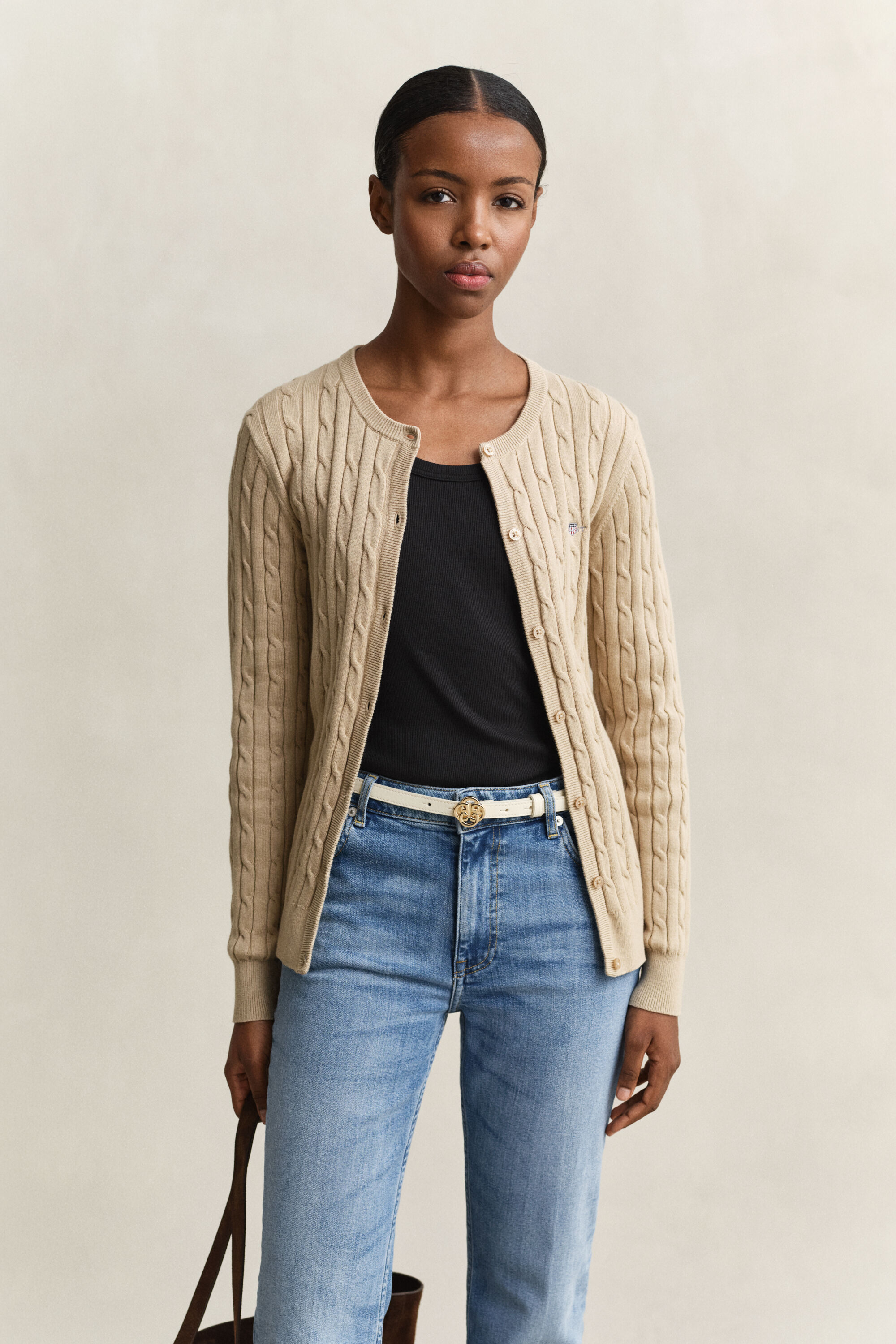Kabelstrikket cardigan