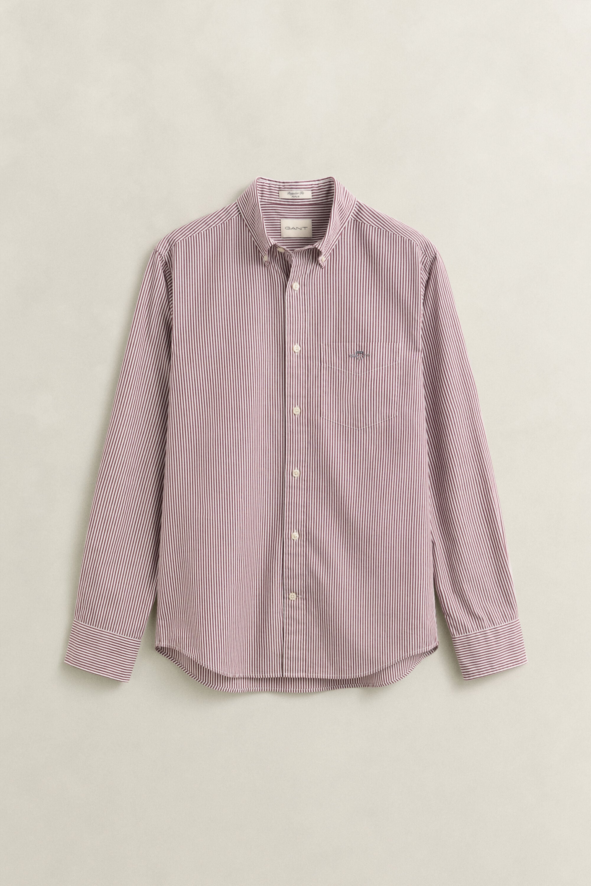 Classic Regular poplin skjorte med striber