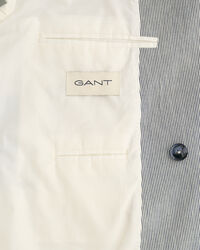 Oversized dobbeltradet blazer med striber