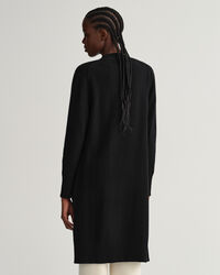 Lang cardigan af uld