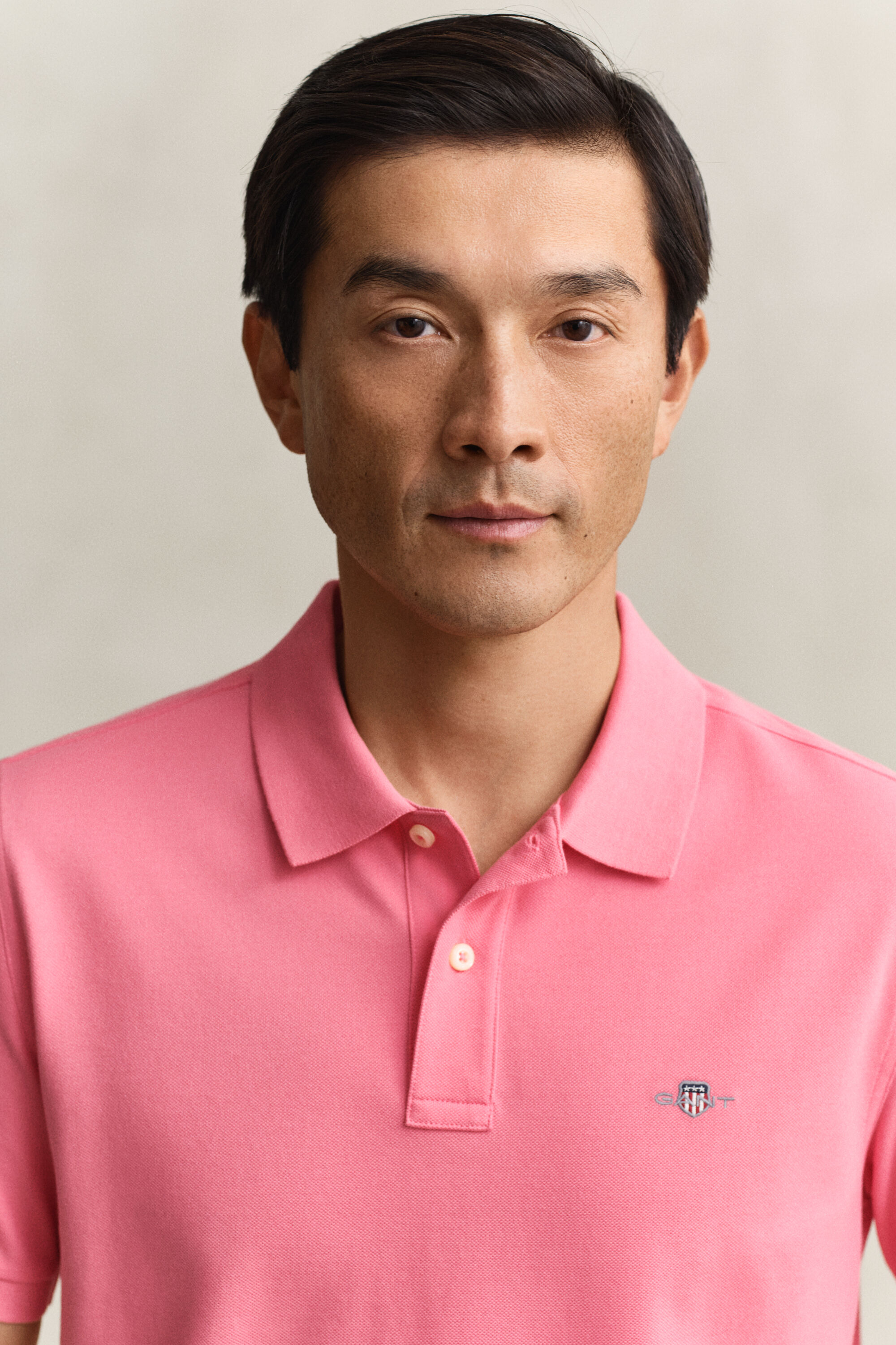 Poloskjorte med regulær pasform