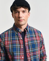 Regular fit ternet indigo skjorte