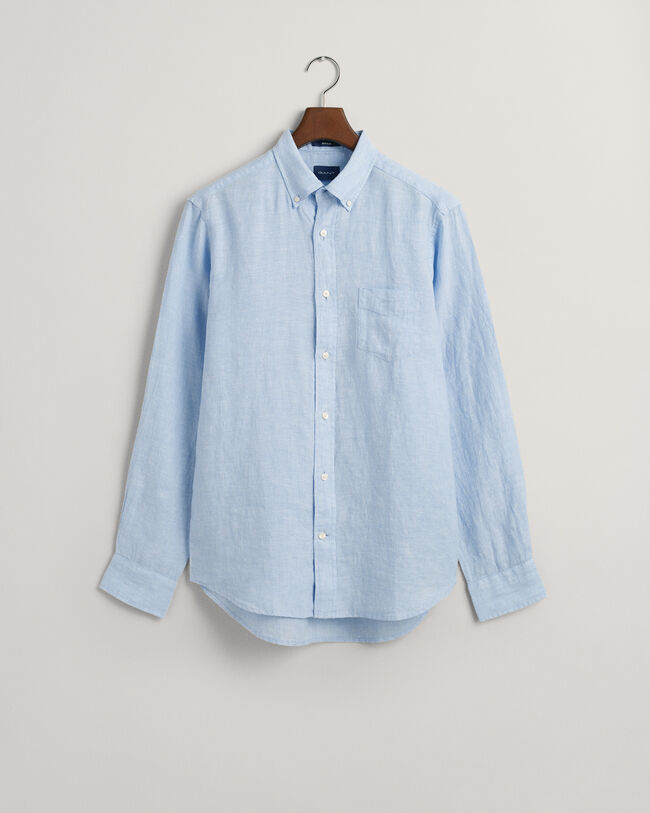 Regular fit skjorte af hør