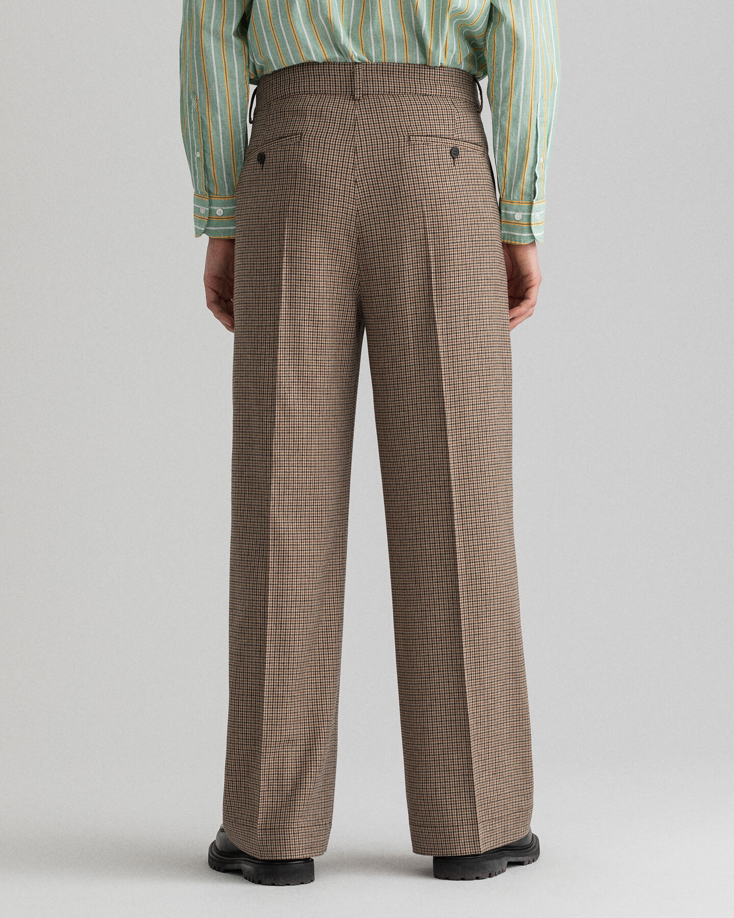 Ternede jakkesæt-bukser med læg