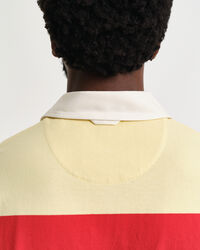 Kort&aelig;rmet Heavy Rugger med striber